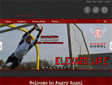 Tablet Screenshot of angry-angel.com